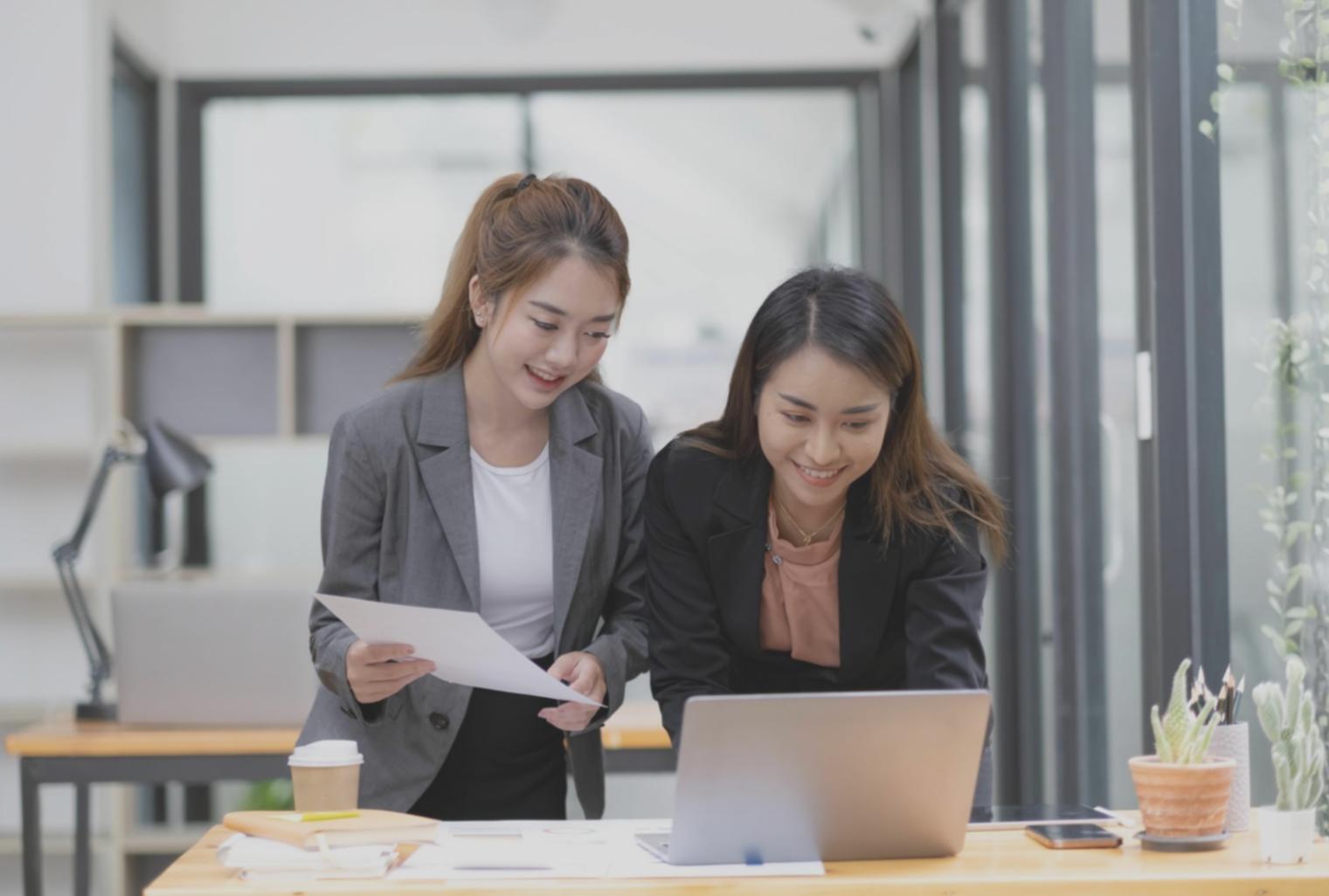 Professional insurance consultation meeting